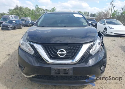 2015 Nissan Murano Sv z USA, uszkodzony, nr VIN 5N1AZ2MH5FN222076